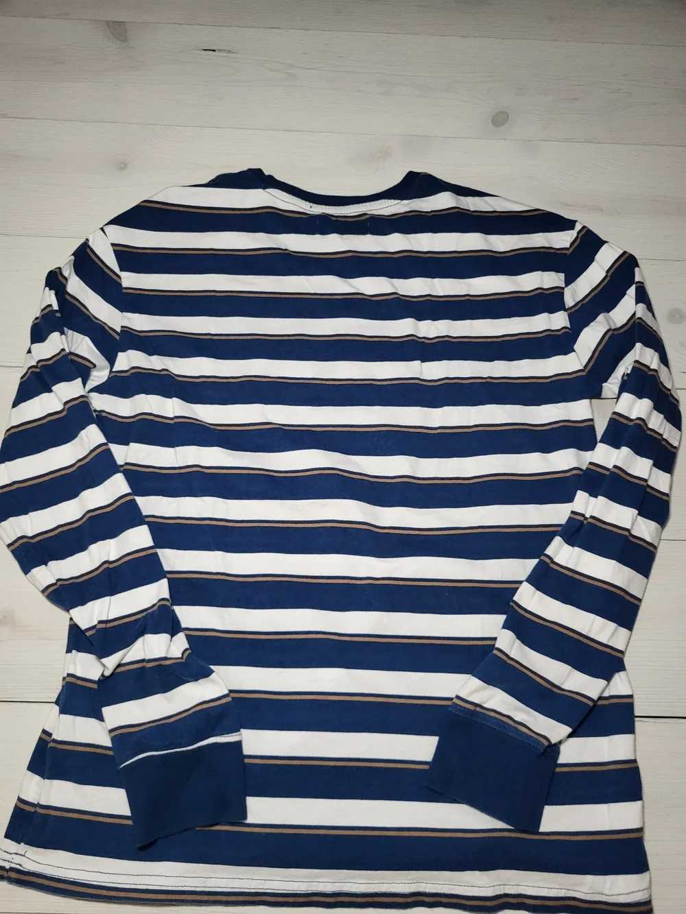 Lot Of 2 PacSun Tops Nautical Embroidered Striped Long Sleeve Tee & Zip Jacket.